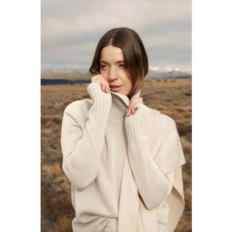 Arte ItalicaEmma Cashmere Relaxed Turtleneck Sweater