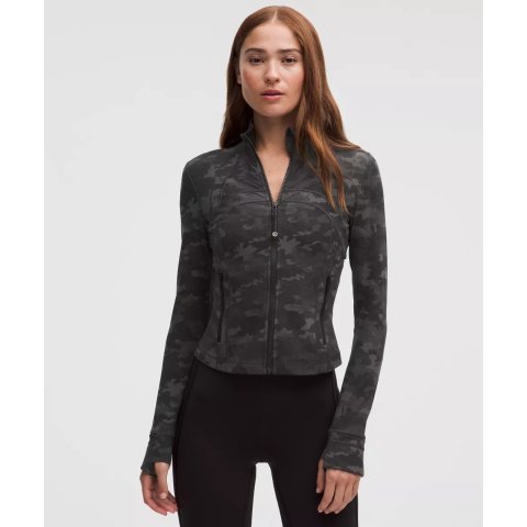 Lululemon迷彩色！全部尺码补货到Define Nulu 短款夹克 女款