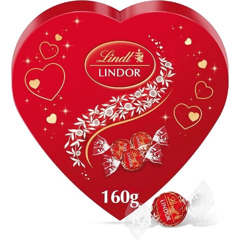  LINDOR 心形盒 牛奶巧克力 160g