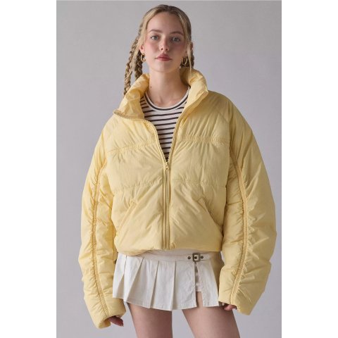 BDG$25 off $100BDG Piper Ruched Cropped Puffer Jacket
