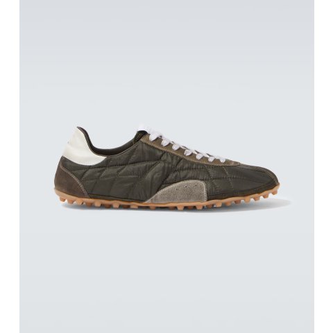 Maison MargielaSprinter Suede-Trimmed Sneakers