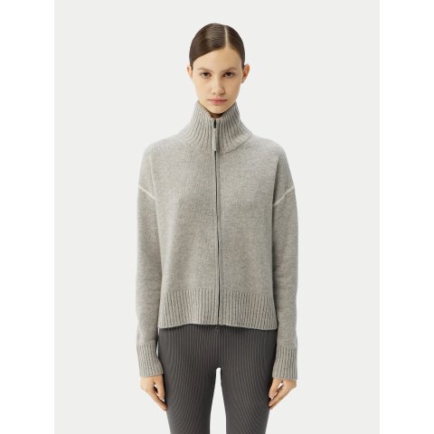 Cashmere 拉链开衫