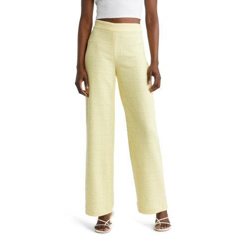 & Other StoriesHigh Waist Straight Leg Tweed Pants