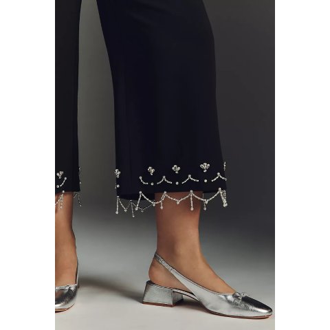 Anthropologie Crystal Crop Pants