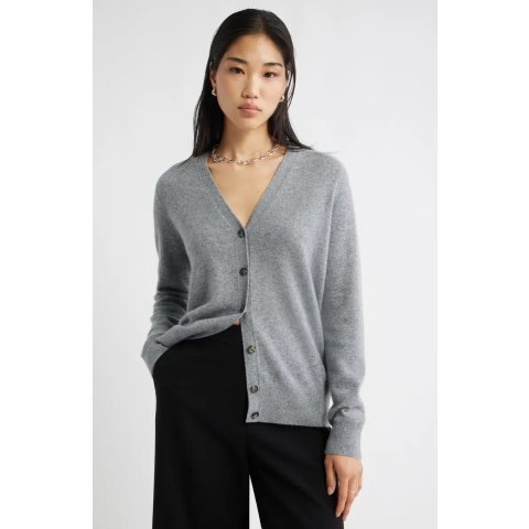 NordstromCashmere V-Neck Cardigan
