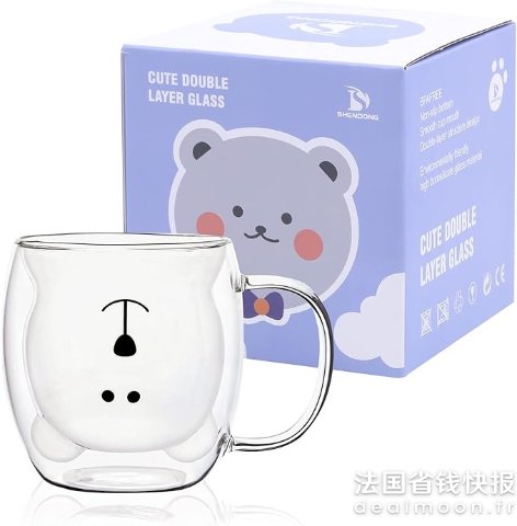 SHENDONG 可爱熊玻璃杯 250ml