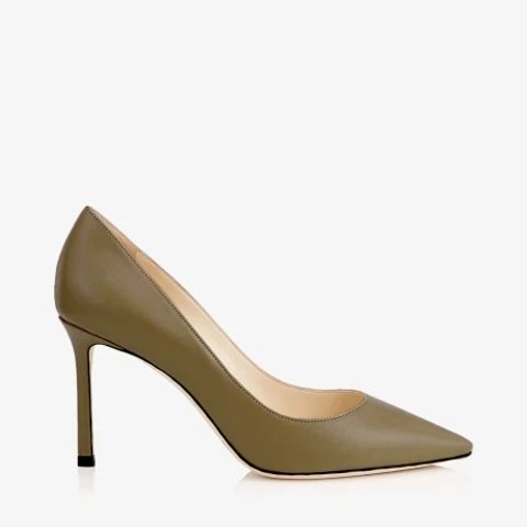 Jimmy ChooRomy 85 Caper Green Patent Pumps