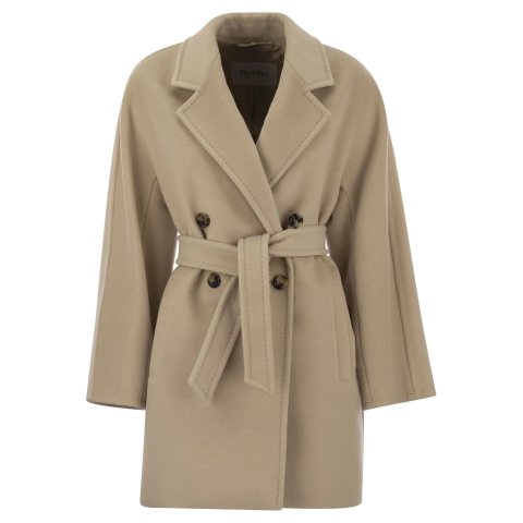 Max MaraTied-Waist Buttoned Coat