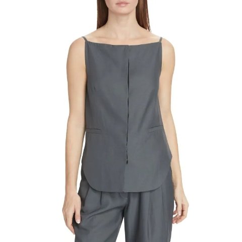 Loulou StudioMihant Sleeveless Button-Up Top