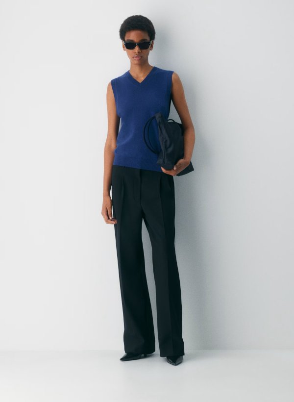 Bare V领羊绒马甲