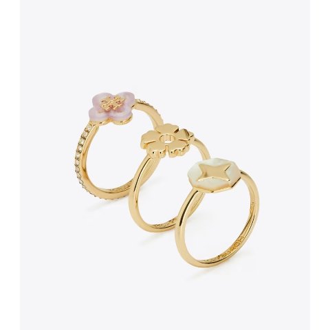 Tory BurchFORGET ME NOT Stacking Ring Set