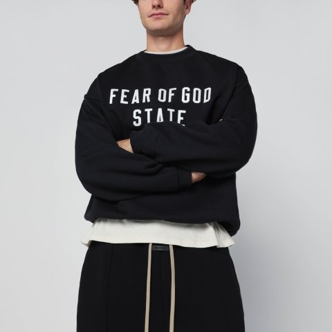 FOG Essentials 90 s黑色卫衣