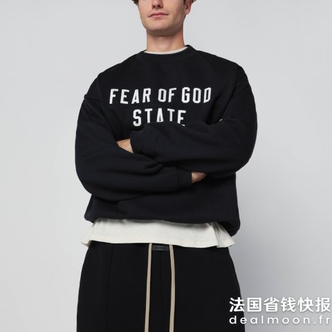 FOG Essentials 90 s黑色卫衣