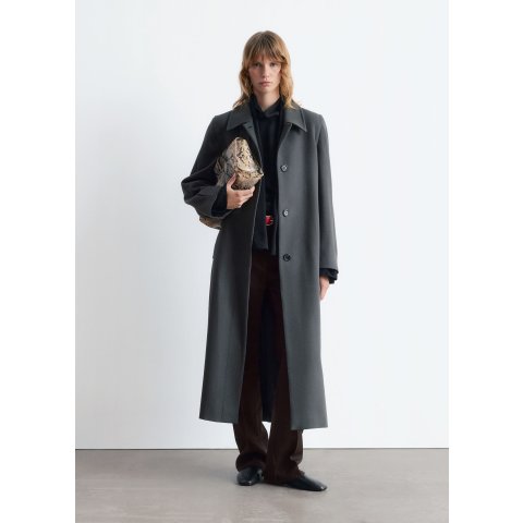 Wool 长款大衣