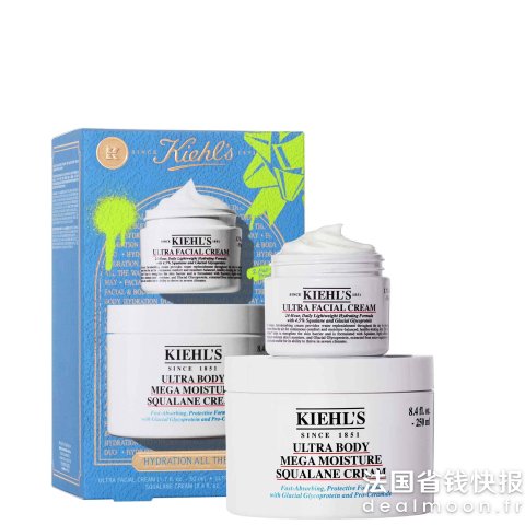 Kiehl s Since 1851高保湿面霜50ml+身体乳250ml