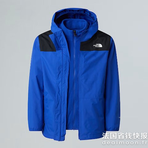 The North Face3合1青少年夹克