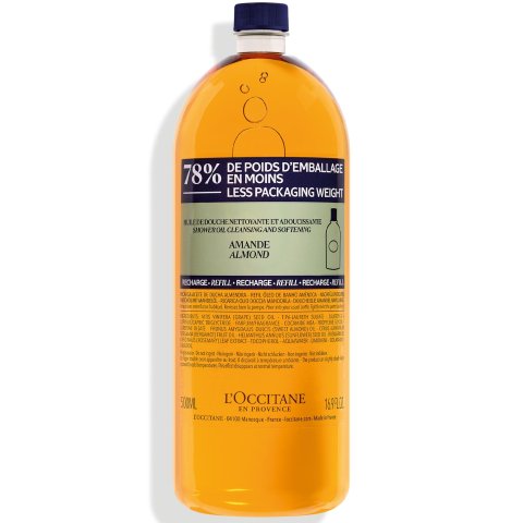 L Occitane杏仁沐浴油 500ml