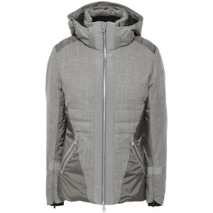 Sella 羊毛拼接连帽羽绒服