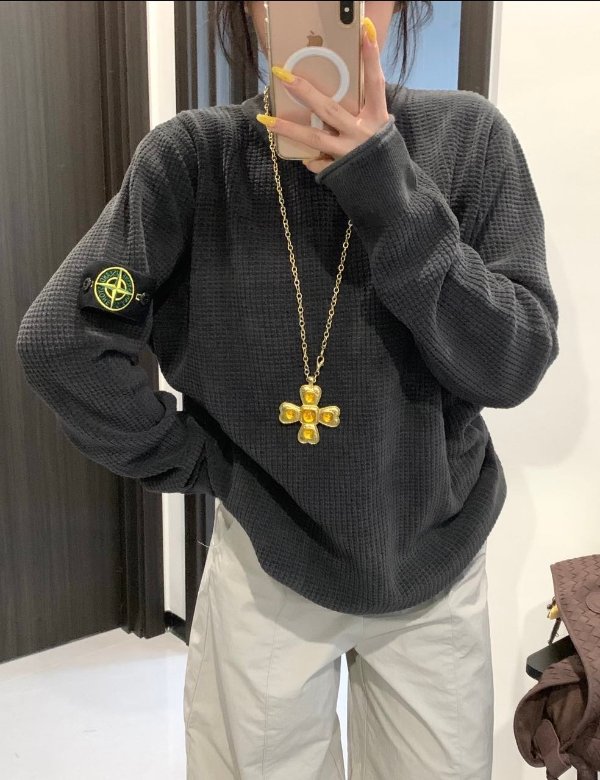 Mouline 羊毛混纺圆领衫