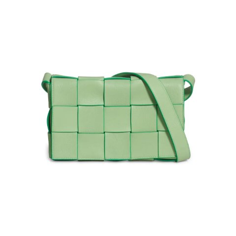 Bottega VenetaCassette Intrecciato Leather Crossbody Bag