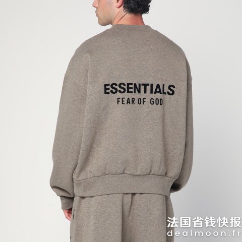 这次包邮！可以冲！北美火到爆FOG Essentials 灰色棉卫衣
