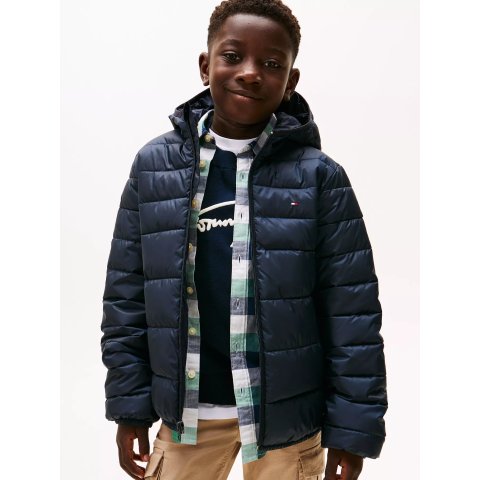 Tommy HilfigerKids  Water-Resistant Packable Jacket