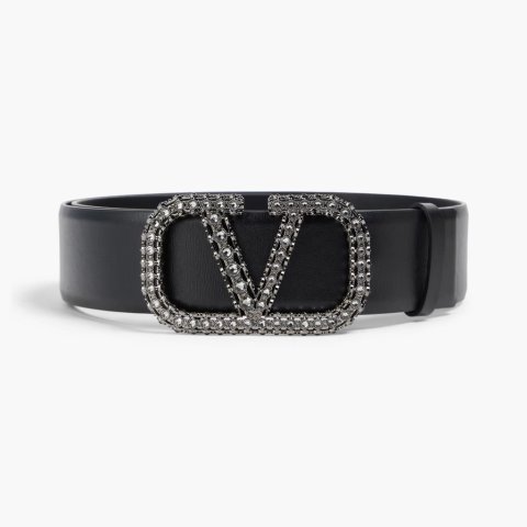 Valentino VLOGO 水晶皮带