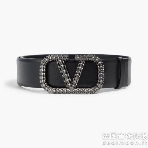 Valentino VLOGO 水晶皮带