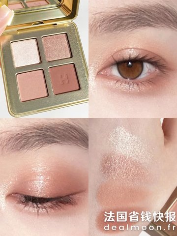 Hourglass温柔甜嫩感！四宫格眼影盘#IDEALIST玫瑰盘