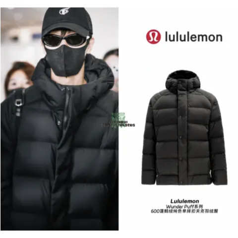 Lululemon李昀锐同款@李昀锐FashionNotesLululemon Wunder Puff 羽绒服 600蓬松度