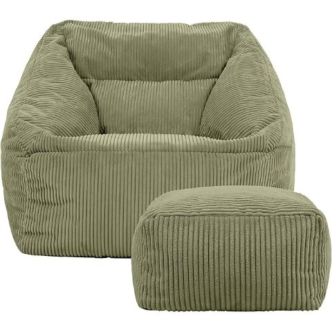 IconIcon Natalia 懒人沙发 绒面 绿色