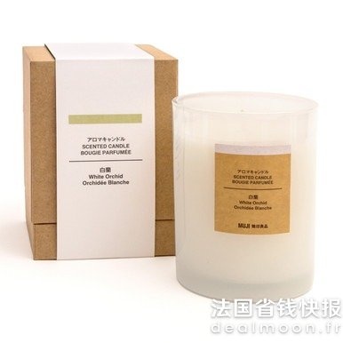 Muji白兰花香氛蜡烛 198g (可燃40小时)