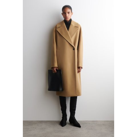 COSWool Double-Breasted Long Coat