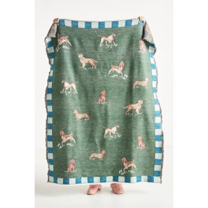 AnthropologieWoven Jacquard Throw Blanket