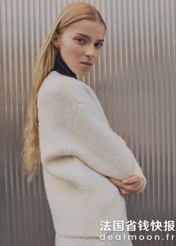 羊毛触感套头衫