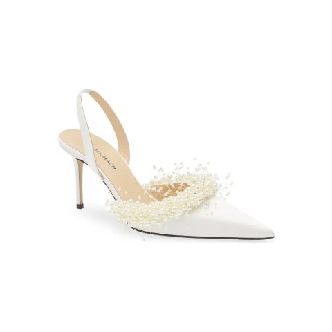 Mach & MachFaux Pearl Slingback Pump for Women