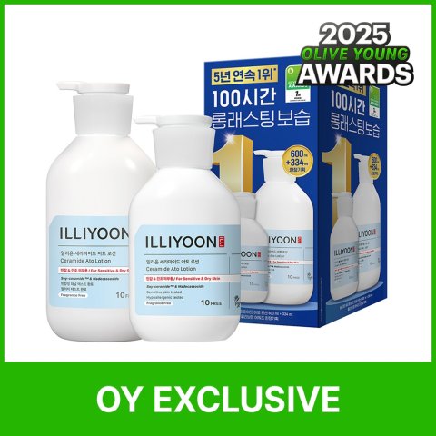 ILLIYOON 神经酰胺润肤乳 600mL+334mL