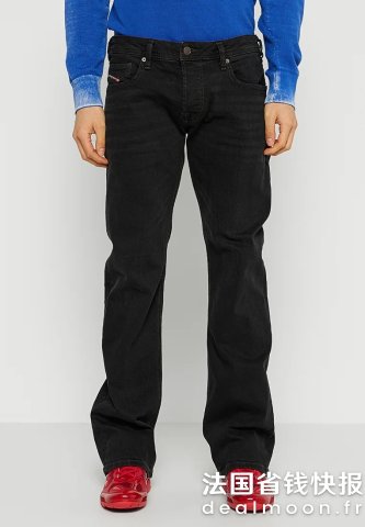 DieselDiesel ZATINY-X 直筒牛仔裤 黑色