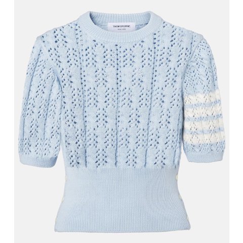Thom BrowneCotton Pointelle Top