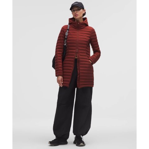 LululemonPack It Down 长款羽绒夹克