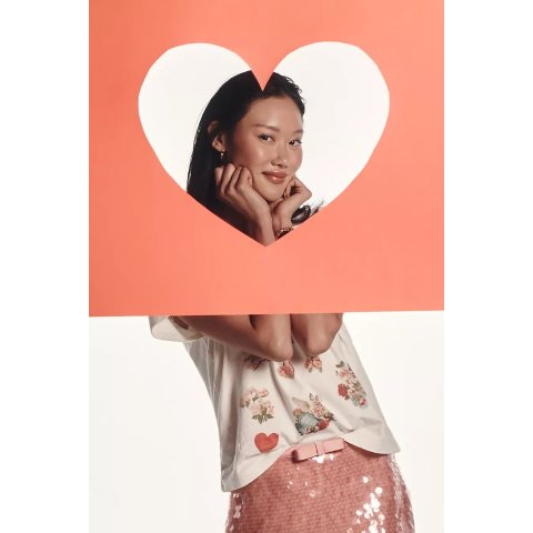 Anthropologie Valentine Icon T-Shirt