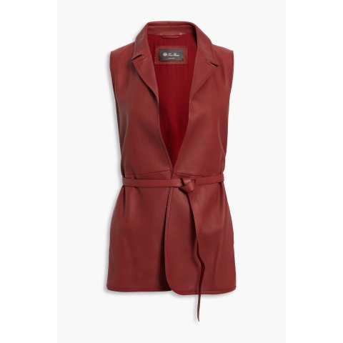 Loro PianaLeather Vest Belted