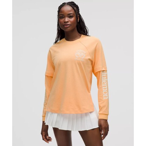 Tennis Club 长袖T恤 拼接款