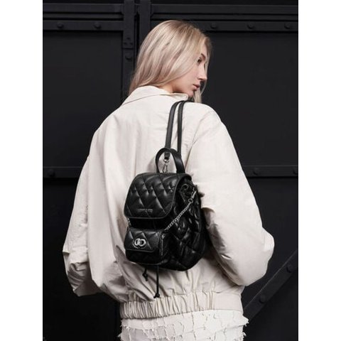 Charles & KeithAubrielle Quilted Backpack Noir