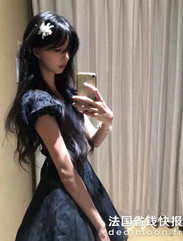 Ulla Johnson巨乖的泡泡袖裙！相似款@气泡Tilda 罗纹拼接连衣裙