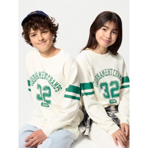 UniqloAIRism Cotton Long Sleeve Graphic T-Shirt