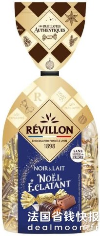 黑巧&牛奶巧克力Révillon 混合装巧克力 360g