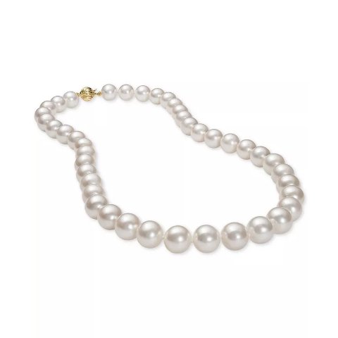 Cultured Freshwater Pearl (9-1/2mm) Collar 18" Necklace