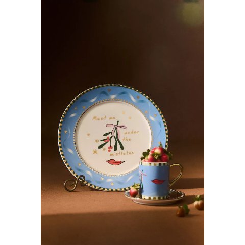 AnthropologieCaroline Stoneware Dessert Plate