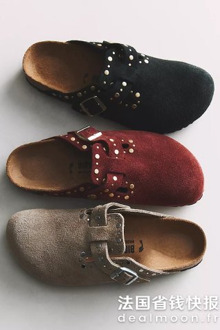 BirkenstockBoston 铆钉拖鞋